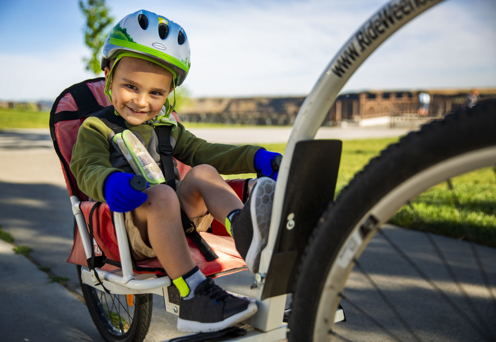 Biking with Jonathan